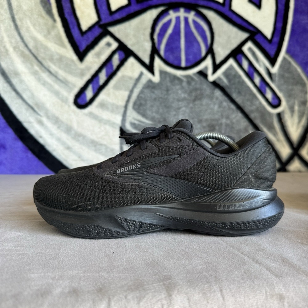 Size 10 - Brooks Adrenaline GTS 24 Womens Wide Black/Ebony 1204261D020 - Picture 1 of 10